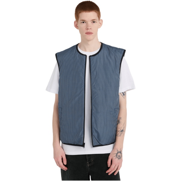 2026 Element Mens Yates Low Tide Reversible Vest ELYJK00303 - Gingham Checks